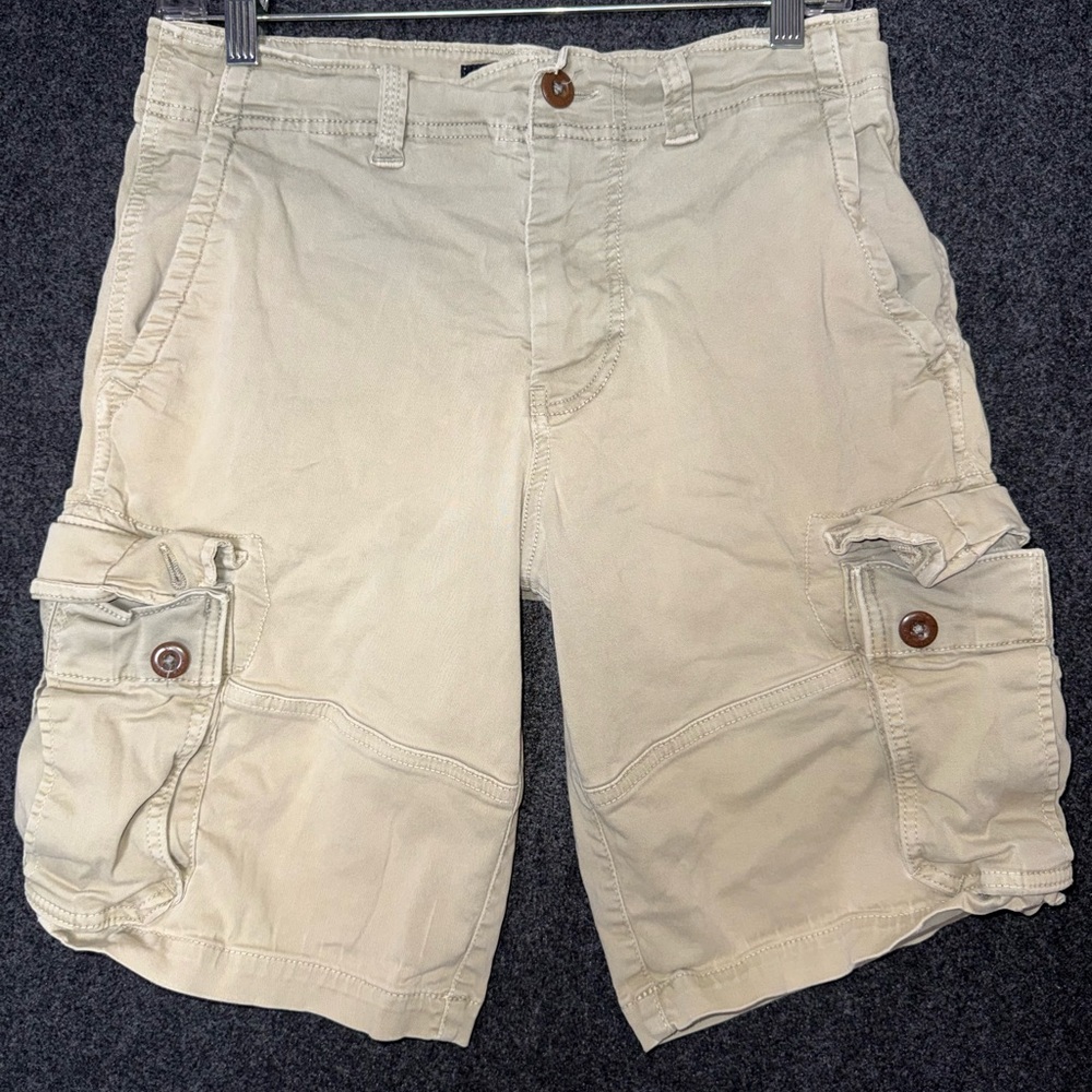 American Eagle Outfitters Beige Cargo Shorts
